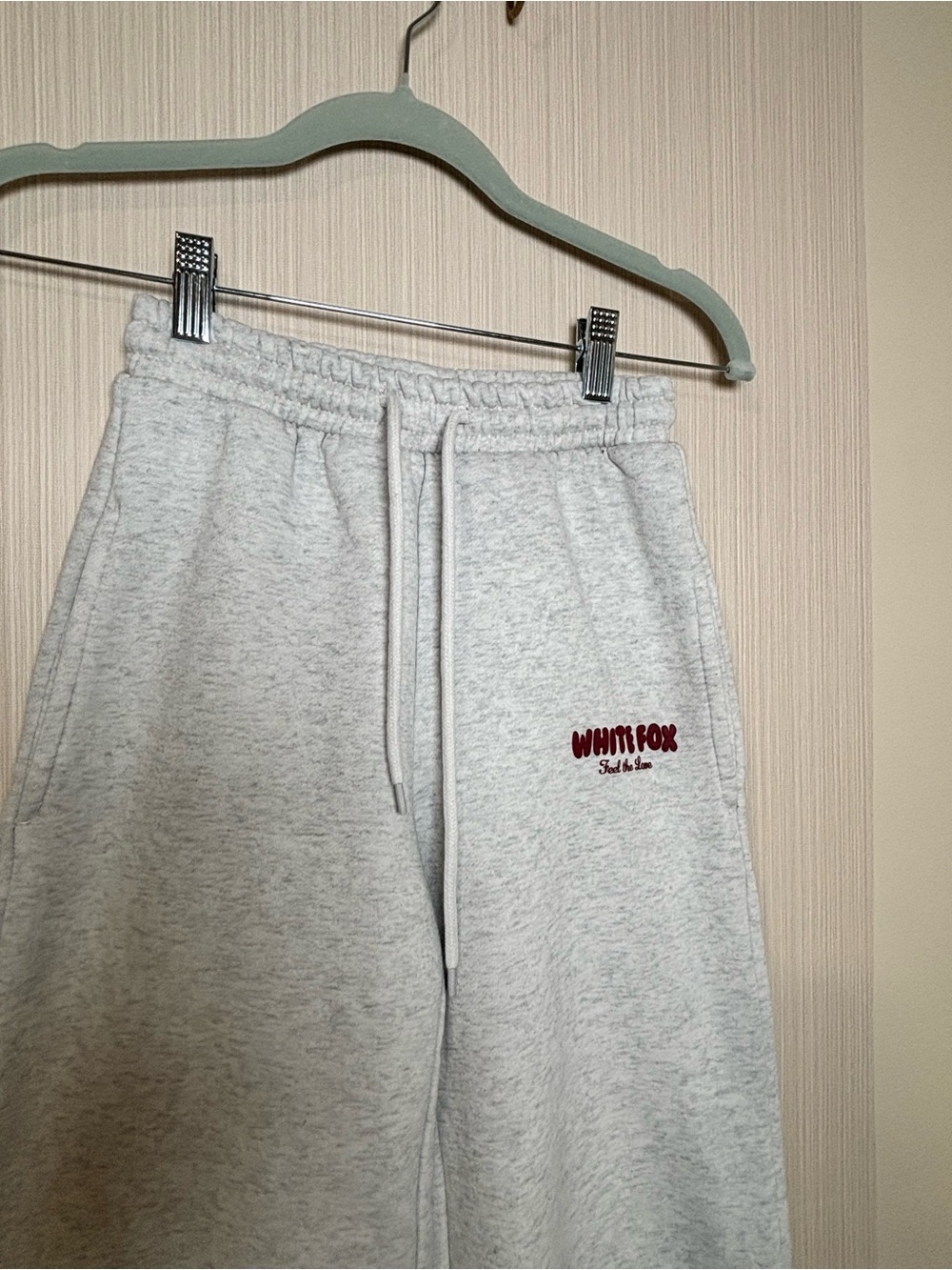 White Fox Sweats Grey Marle XXS - Picture 5 of 7
